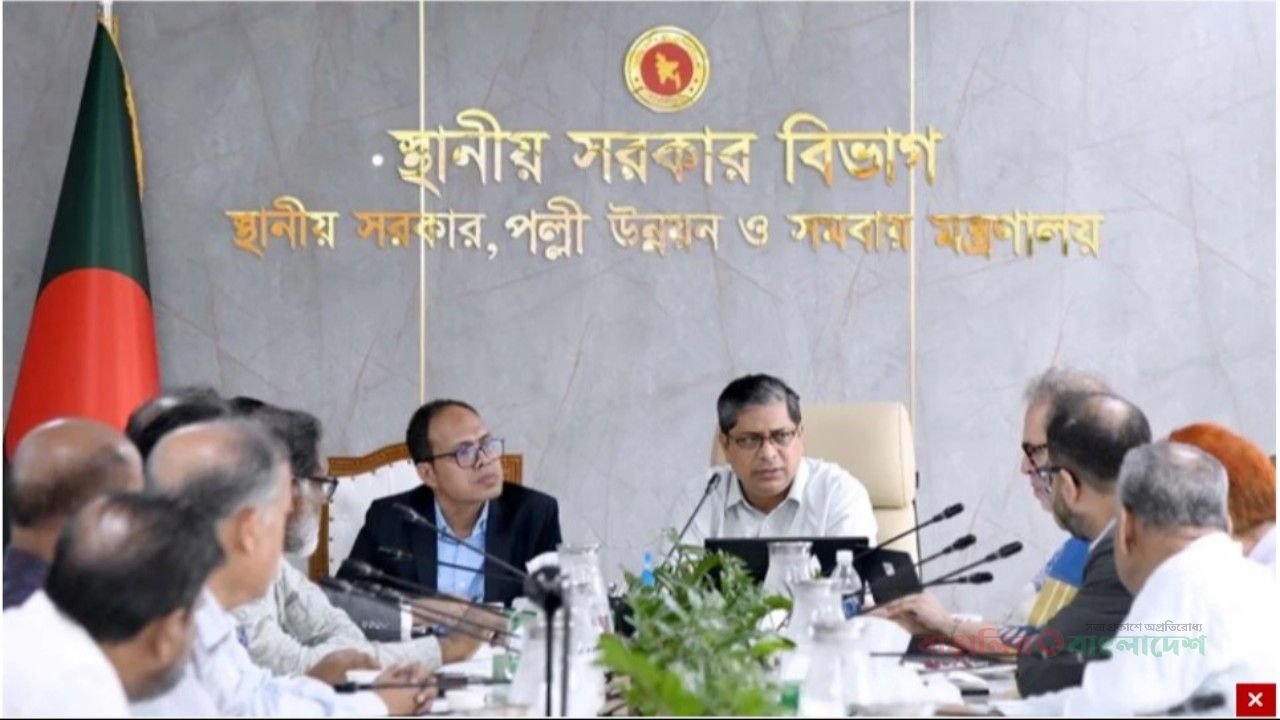 নগর জনস্বাস্থ্য রক্ষায় প্রকল্প দ্রুত বাস্তবায়নের আহ্বান এলজিআরডি প্রতিমন্ত্রীর