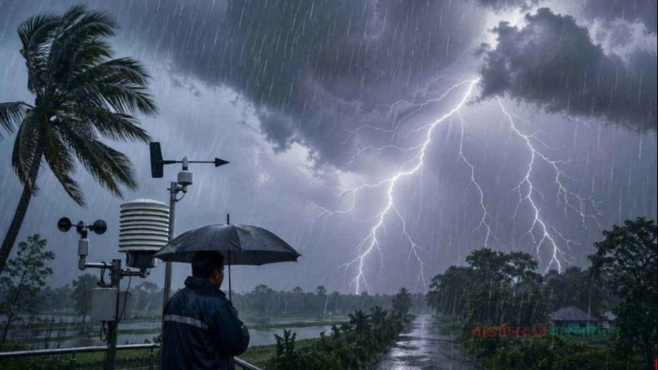 ঘূর্ণিঝড়ের প্রভাবে যেসব বিভাগে বৃষ্টি হতে পারে আজ
